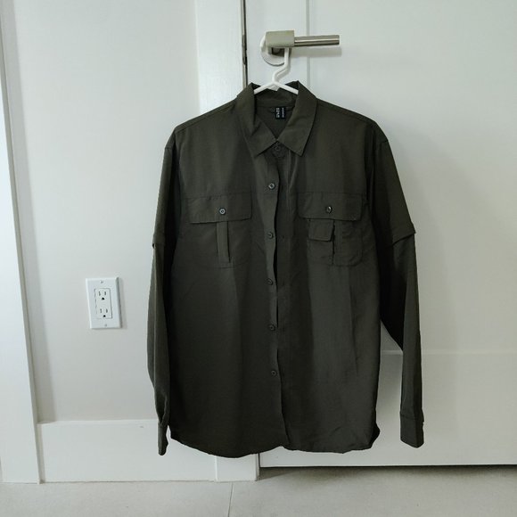 Convertible Long Sleeve Shirt - Picture 1 of 8